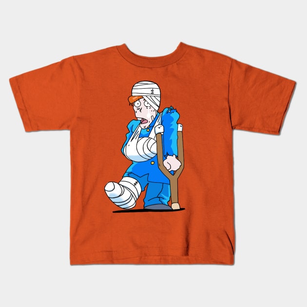 Hurt Kuwabara Kids T-Shirt by casdavihay